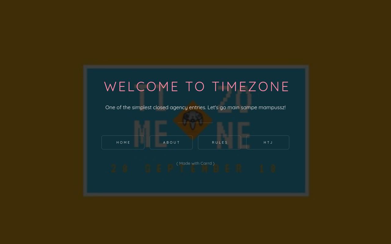 Carrd profile picture for @timezone
